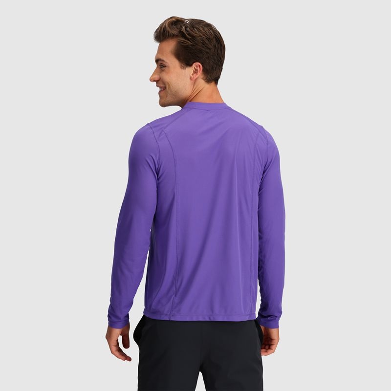 Outdoor Research Echo Long Sleeve T-shirts Herren Lila | Österreich-512PFAXDU