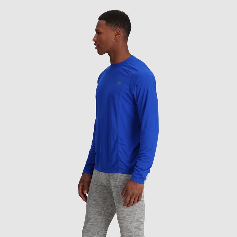 Outdoor Research Echo Long Sleeve T-shirts Herren Indigo | Österreich-375EAYIVJ