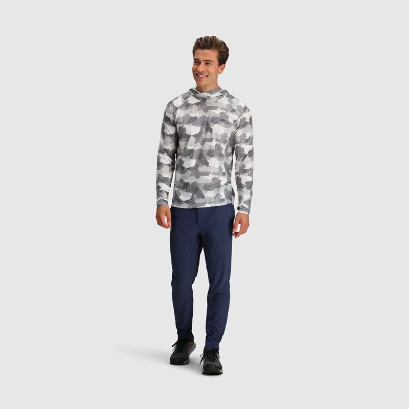 Outdoor Research Echo Printed Hoodie Herren Grau Weiß | Österreich-059CDFHAN