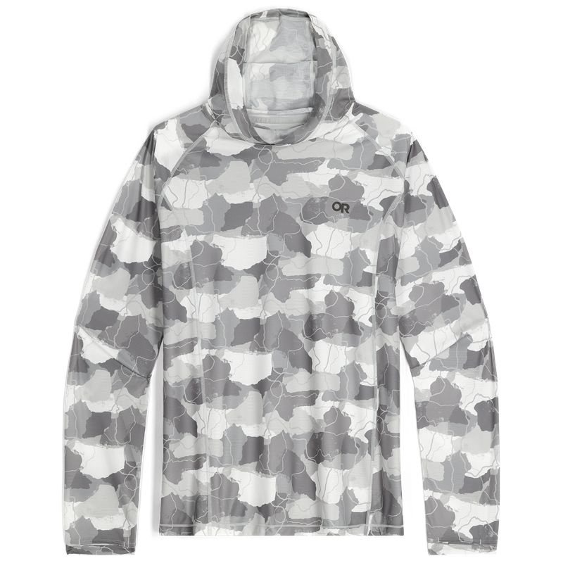 Outdoor Research Echo Printed Hoodie Herren Grau Weiß | Österreich-059CDFHAN