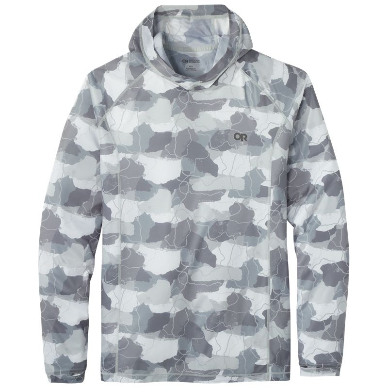 Outdoor Research Echo Printed Hoodie Herren Grau Weiß | Österreich-059CDFHAN