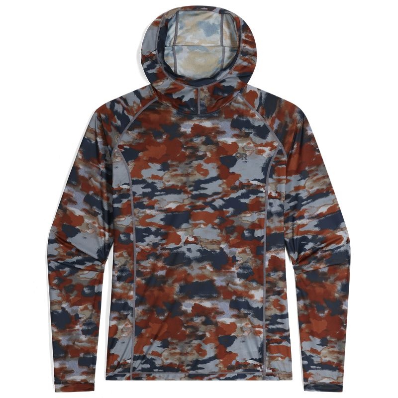 Outdoor Research Echo Printed Hoodie Herren Rot Braun Navy Grau | Österreich-768URBGKP