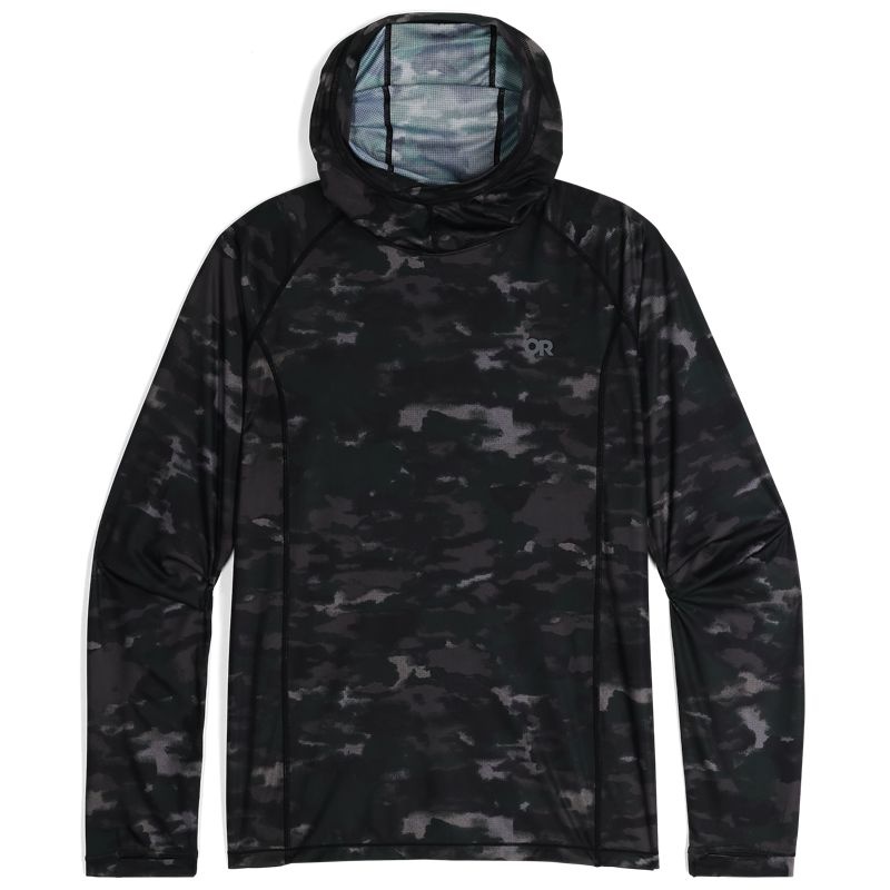 Outdoor Research Echo Printed Hoodie Herren Schwarz Grau | Österreich-268MFTDWR