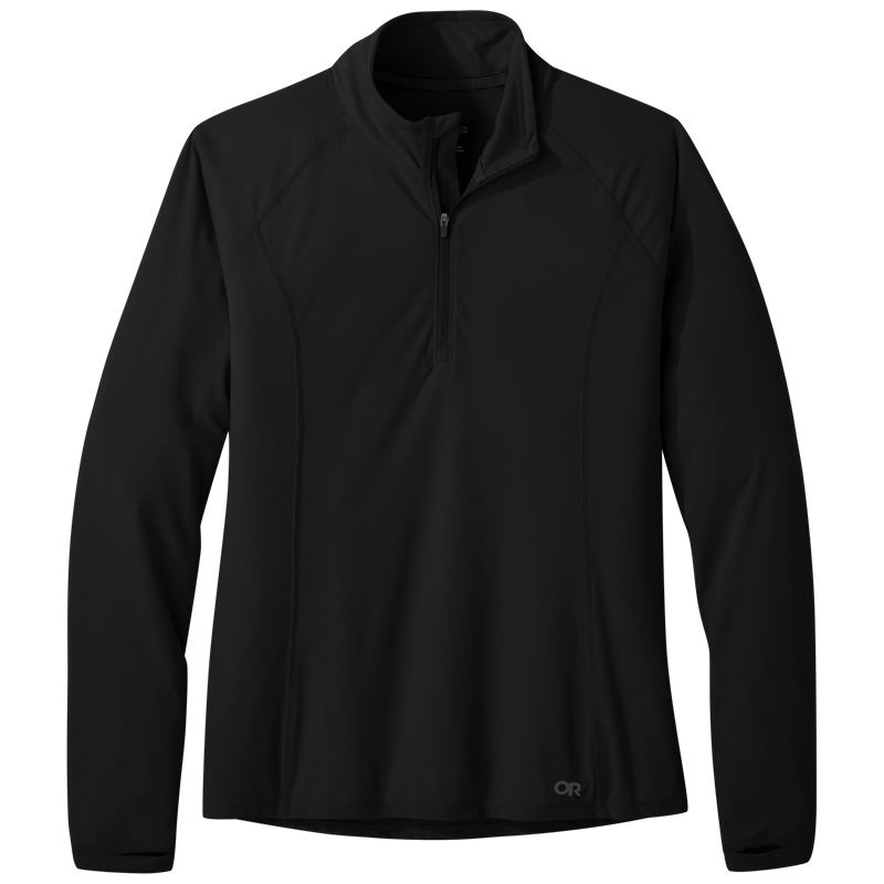 Outdoor Research Echo Quarter Zip Funktionsshirt Damen Schwarz | Österreich-238LOYQAT