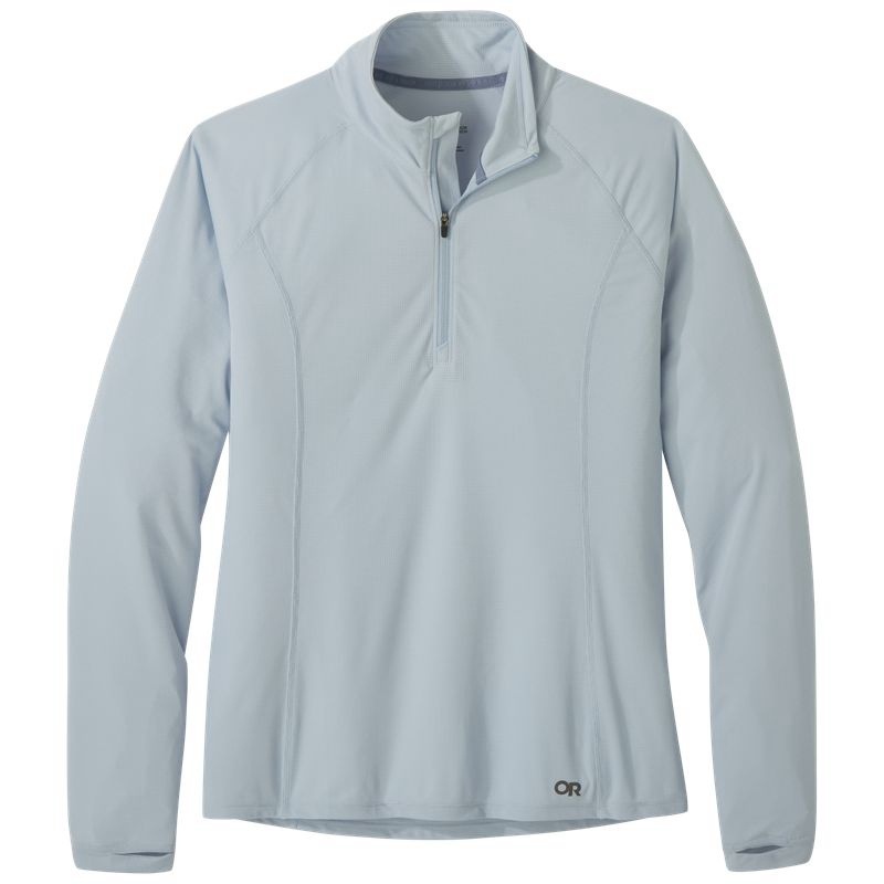 Outdoor Research Echo Quarter Zip Funktionsshirt Damen Hellblau | Österreich-246UINHBP