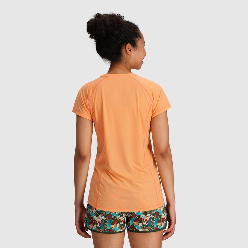 Outdoor Research Echo T-shirts Damen Orange | Österreich-624QLMUOB