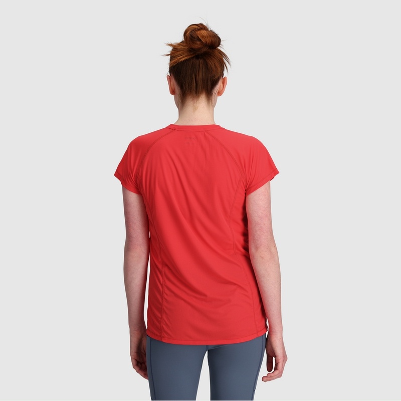 Outdoor Research Echo T-shirts Damen Rot | Österreich-231QFMBIZ