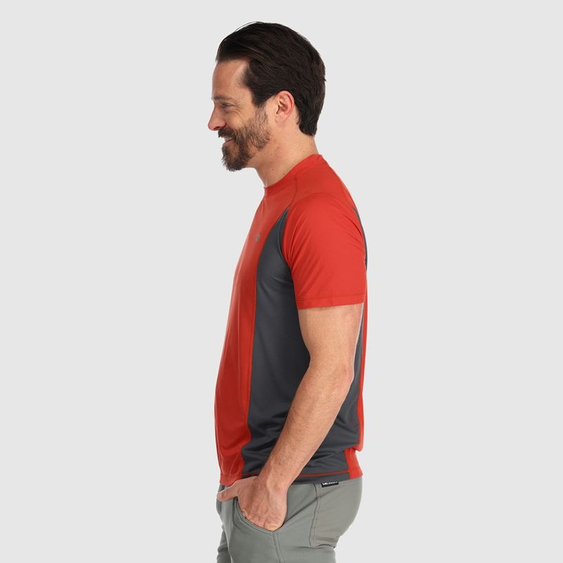 Outdoor Research Echo T-shirts Herren Rot | Österreich-672RUXQIY