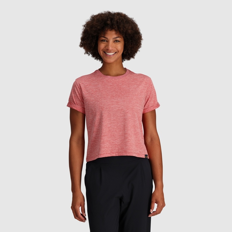 Outdoor Research Essential Boxy T-shirts Damen Koralle | Österreich-056XGFRDW