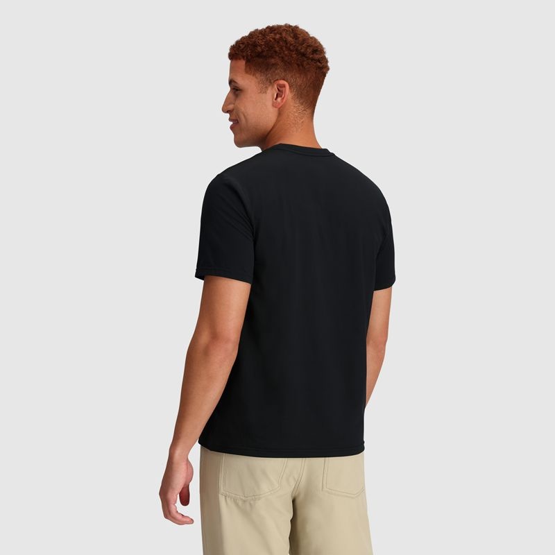 Outdoor Research Essential Pocket T-shirts Herren Schwarz | Österreich-435UMJPSY