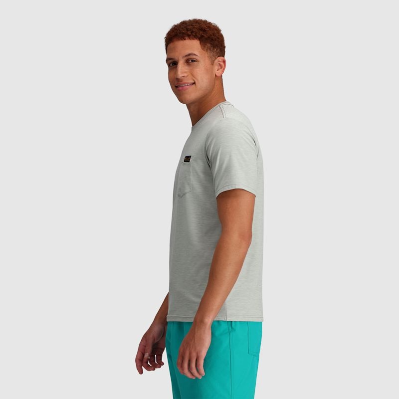 Outdoor Research Essential Pocket T-shirts Herren Grau | Österreich-576NZYUMO