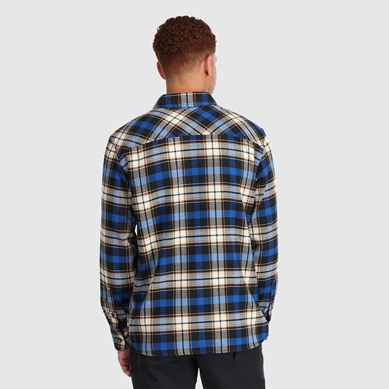 Outdoor Research Feedback Flannel Hemd Herren Blau Schwarz Weiß | Österreich-271WYSZAU