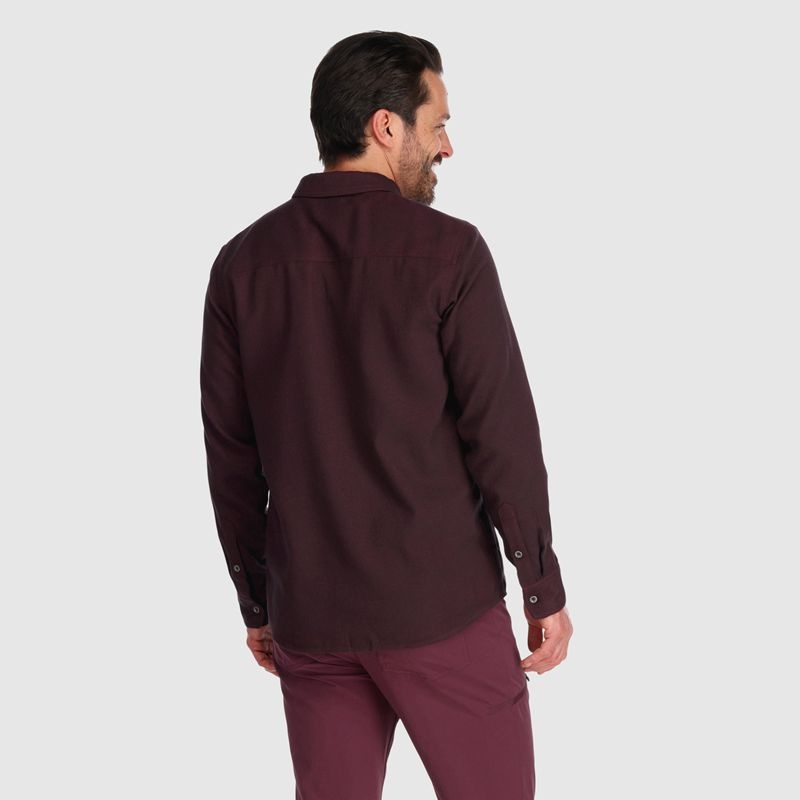 Outdoor Research Feedback Flannel Hemd Herren Bordeaux | Österreich-794LWVPBI