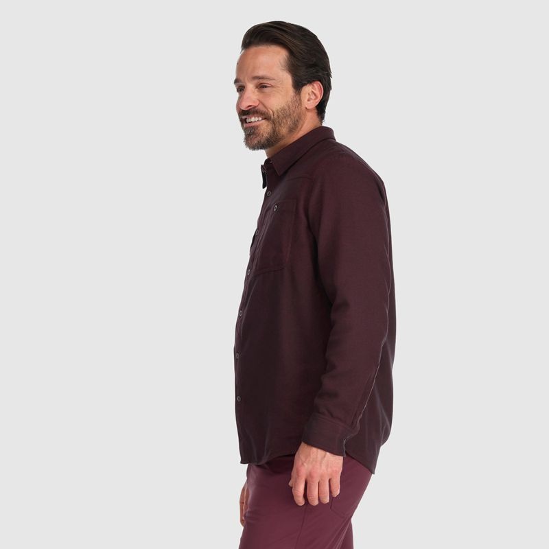 Outdoor Research Feedback Flannel Hemd Herren Bordeaux | Österreich-794LWVPBI