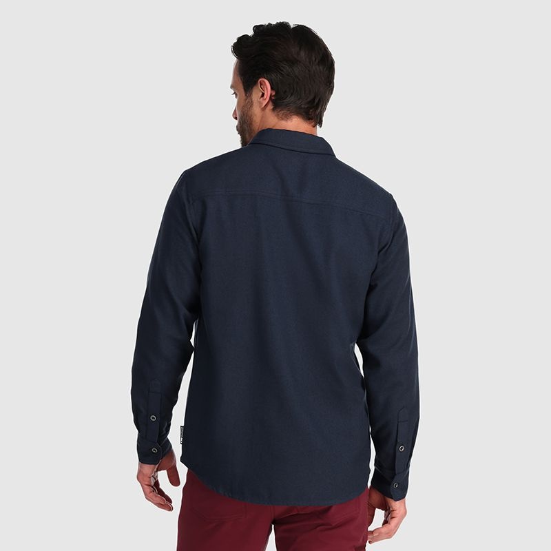 Outdoor Research Feedback Flannel Hemd Herren Navy | Österreich-629YJTNPH