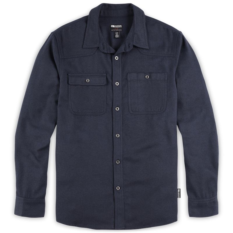 Outdoor Research Feedback Flannel Hemd Herren Navy | Österreich-629YJTNPH