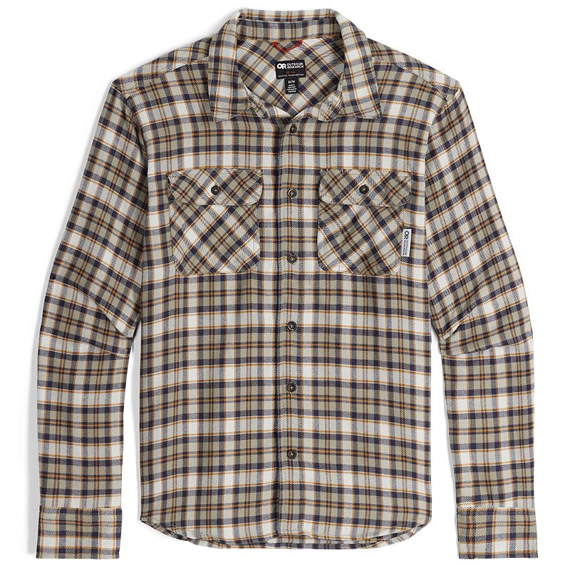 Outdoor Research Feedback Flannel Twill Hemd Herren Khaki | Österreich-983AVJIOR