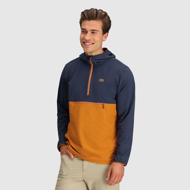 Outdoor Research Ferrosi Anorak Jacken Herren Navy Orange | Österreich-781VXEOLQ