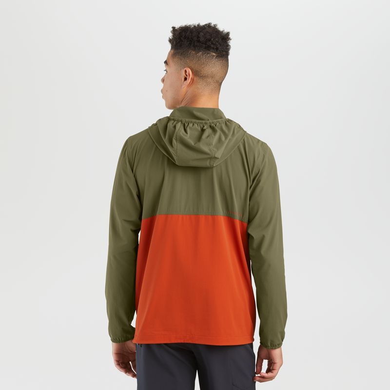 Outdoor Research Ferrosi Anorak Jacken Herren Grün Orange | Österreich-853PJMYLB