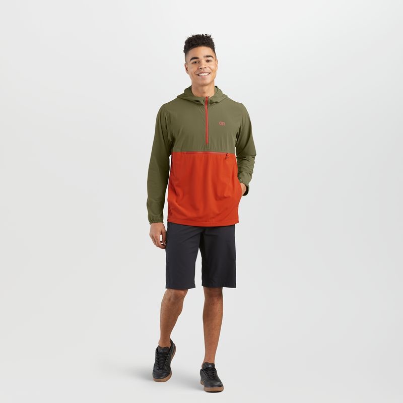 Outdoor Research Ferrosi Anorak Jacken Herren Grün Orange | Österreich-853PJMYLB