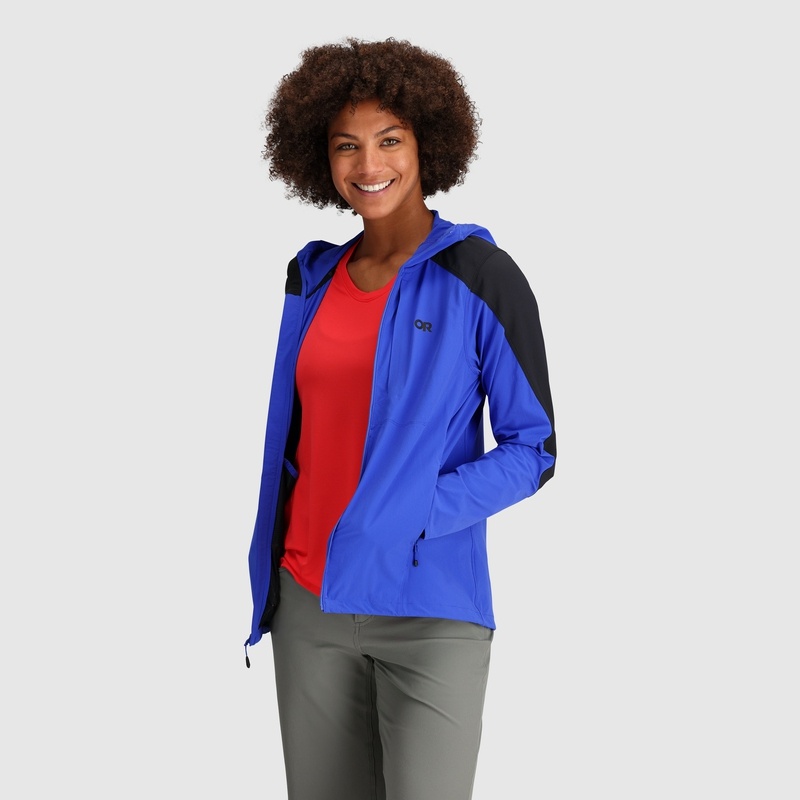 Outdoor Research Ferrosi Hoodie Damen Blau Schwarz | Österreich-921DNYUTE