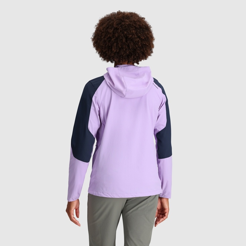 Outdoor Research Ferrosi Hoodie Damen Lila Navy | Österreich-167VDWKNJ