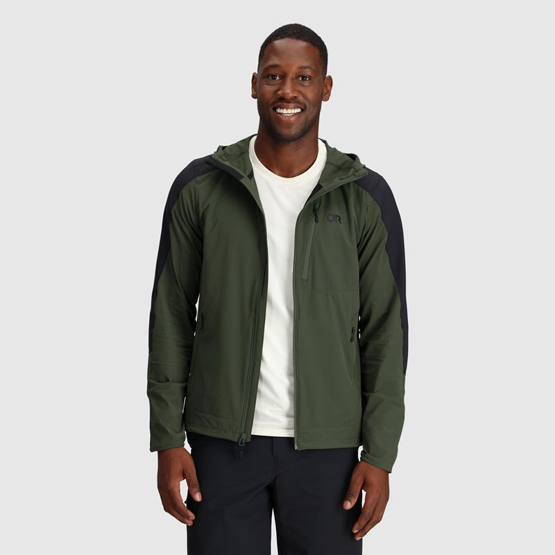 Outdoor Research Ferrosi Hoodie Jacken Herren Grün | Österreich-453ZYSWXF