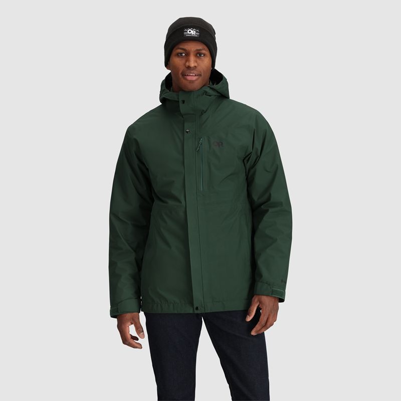 Outdoor Research Foray 3-in-1 Parka Herren Grün | Österreich-034ENSQYO