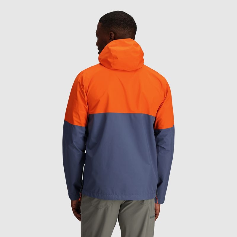 Outdoor Research Foray II GORE-TEX® Regenjacke Herren Orange Blau | Österreich-731GJPLDT