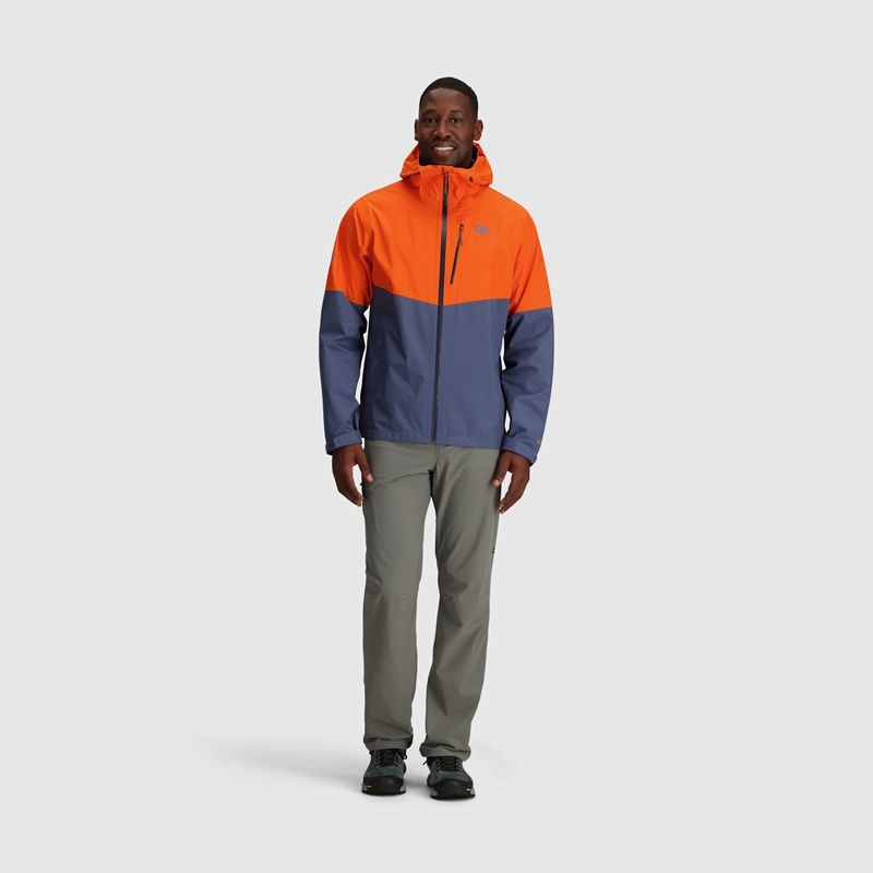 Outdoor Research Foray II GORE-TEX® Regenjacke Herren Orange Blau | Österreich-731GJPLDT