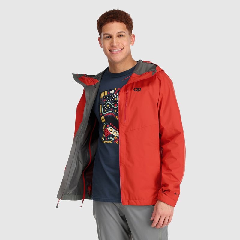 Outdoor Research Foray II GORE-TEX® Regenjacke Herren Rot | Österreich-491DRSKTF