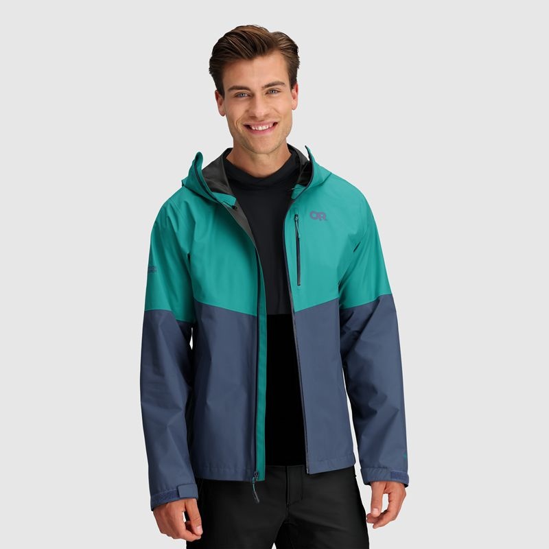 Outdoor Research Foray II GORE-TEX® Regenjacke Herren Türkis Blau | Österreich-853GQPAKN