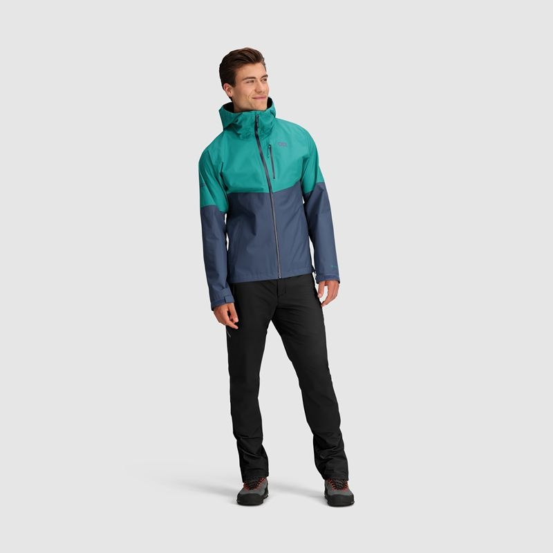 Outdoor Research Foray II GORE-TEX® Regenjacke Herren Türkis Blau | Österreich-853GQPAKN