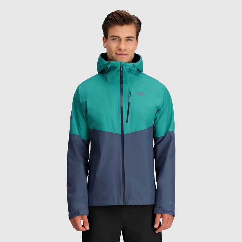 Outdoor Research Foray II GORE-TEX® Regenjacke Herren Türkis Blau | Österreich-853GQPAKN