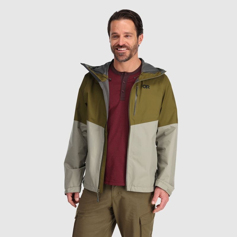 Outdoor Research Foray II GORE-TEX® Regenjacke Herren Olivgrün Khaki | Österreich-540YVEXUG