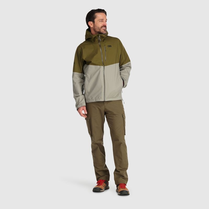 Outdoor Research Foray II GORE-TEX® Regenjacke Herren Olivgrün Khaki | Österreich-540YVEXUG