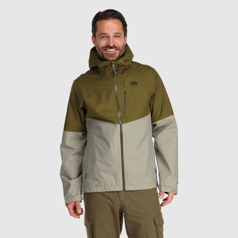 Outdoor Research Foray II GORE-TEX® Regenjacke Herren Olivgrün Khaki | Österreich-540YVEXUG