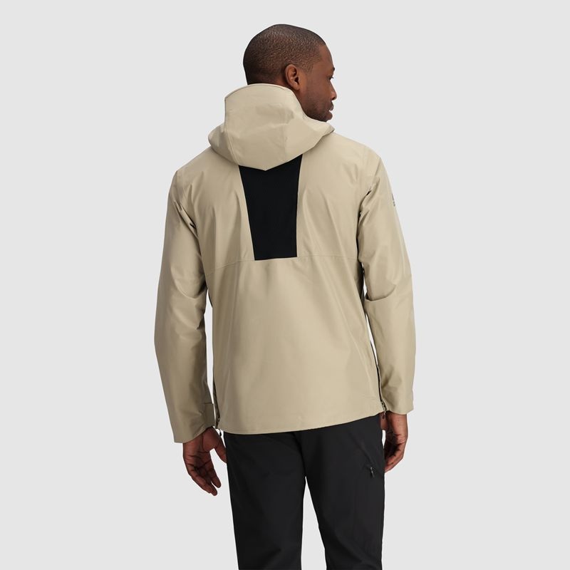 Outdoor Research Foray Super Stretch Regenjacke Herren Khaki | Österreich-064KWDIHA