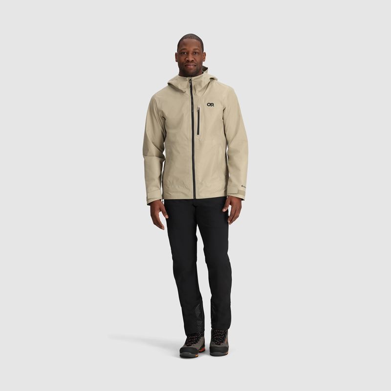 Outdoor Research Foray Super Stretch Regenjacke Herren Khaki | Österreich-064KWDIHA