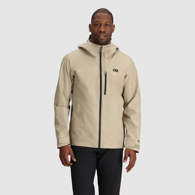 Outdoor Research Foray Super Stretch Regenjacke Herren Khaki | Österreich-064KWDIHA