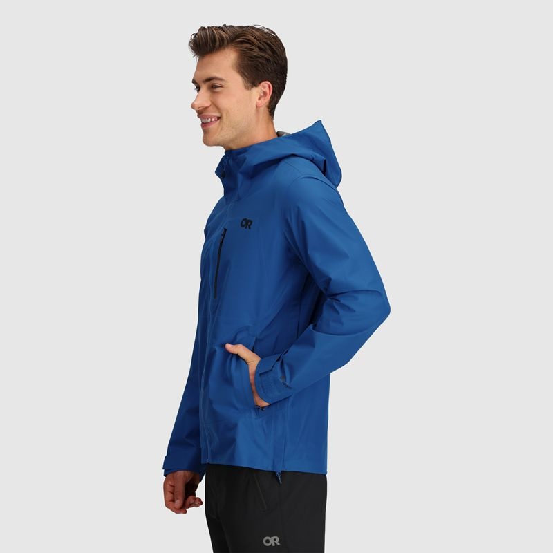 Outdoor Research Foray Super Stretch Regenjacke Herren Blau | Österreich-412YBMEFO