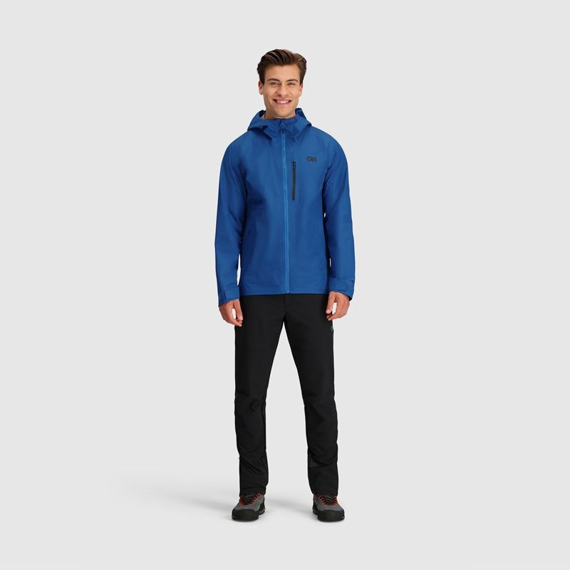 Outdoor Research Foray Super Stretch Regenjacke Herren Blau | Österreich-412YBMEFO