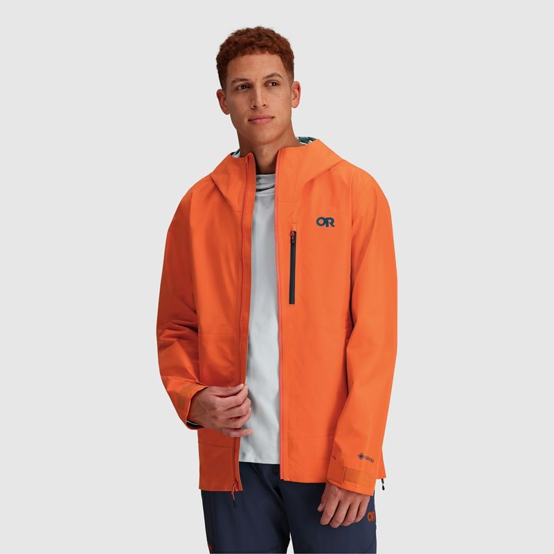 Outdoor Research Foray Super Stretch Regenjacke Herren Orange | Österreich-386TLICWF