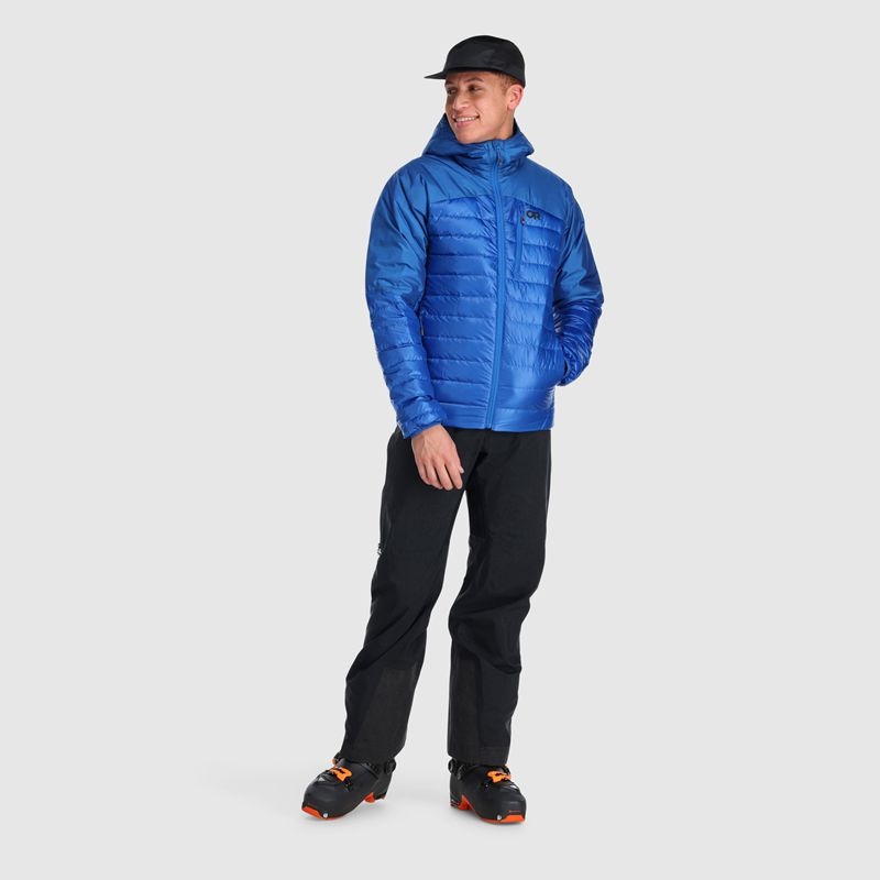 Outdoor Research Helium Down Hoodie Daunenjacke Herren Blau | Österreich-268HOLPDN