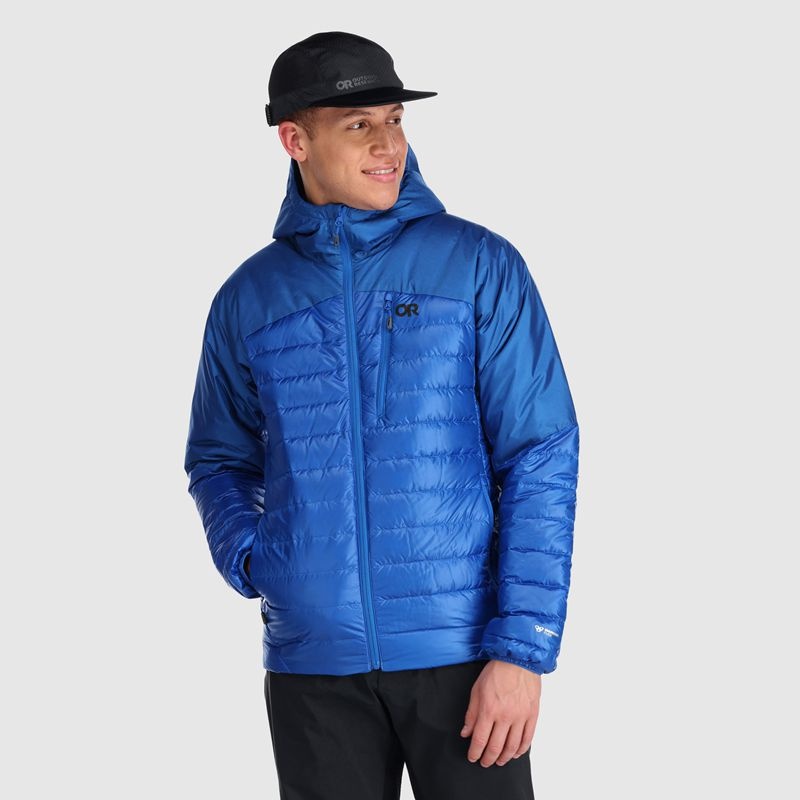 Outdoor Research Helium Down Hoodie Daunenjacke Herren Blau | Österreich-268HOLPDN