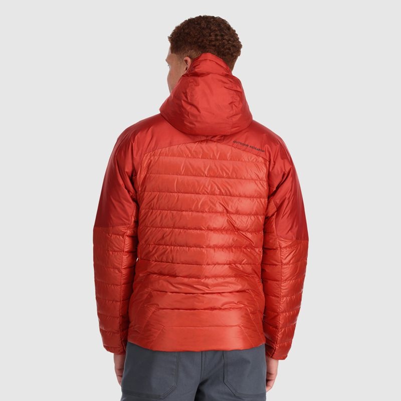 Outdoor Research Helium Down Hoodie Daunenjacke Herren Rot Orange | Österreich-328KCVIJD