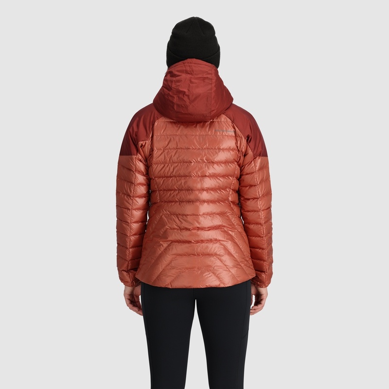 Outdoor Research Helium Down Hoodie Jacken Damen Orange | Österreich-698WGMEDB