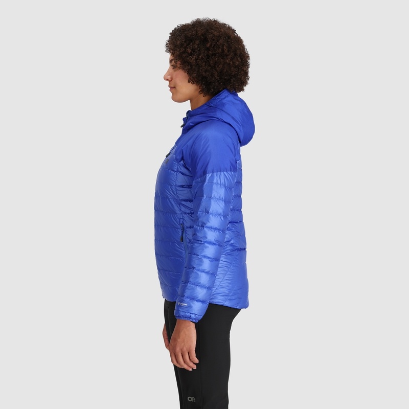 Outdoor Research Helium Down Hoodie Jacken Damen Blau | Österreich-496LZJSAW