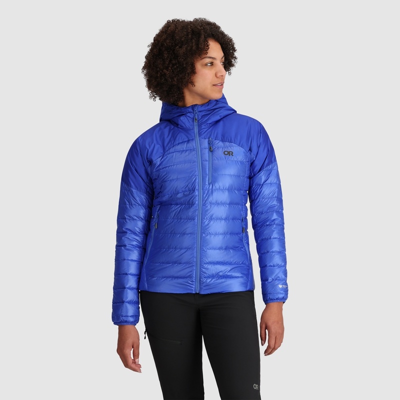 Outdoor Research Helium Down Hoodie Jacken Damen Blau | Österreich-496LZJSAW