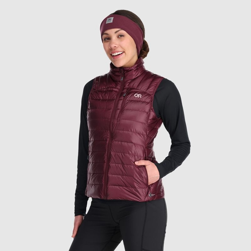 Outdoor Research Helium Down Weste Damen Bordeaux | Österreich-750ROPWBJ